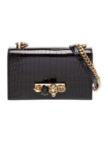 Skull Jewelled Satchel Mini