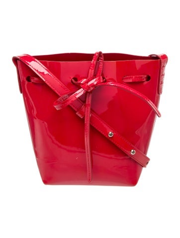 Mansur Gavriel Patent Leather Top Handle Bag