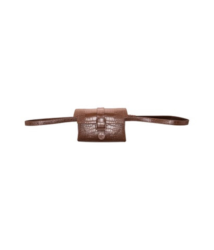 Senreve Embossed Leather Belt Bag