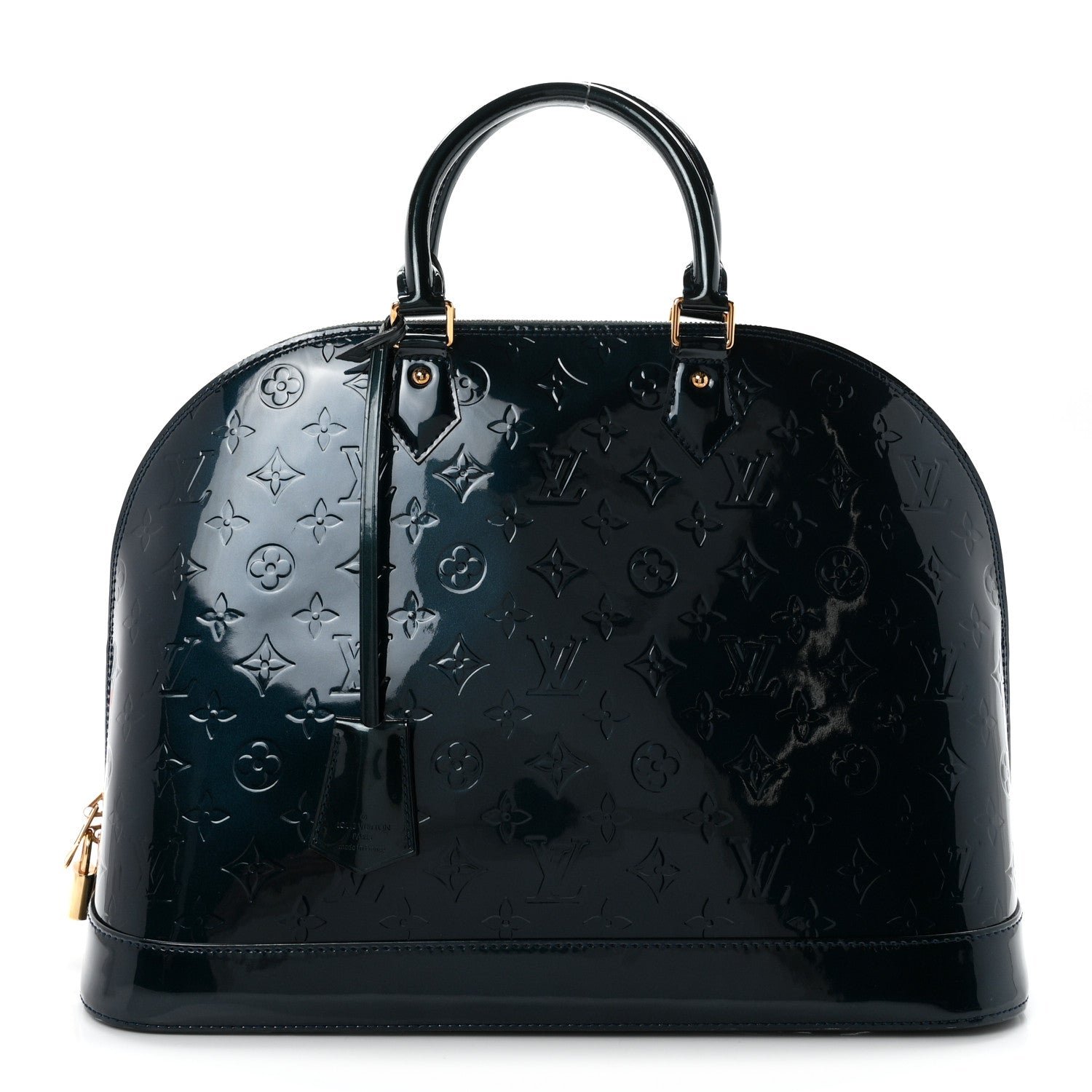 Louis Vuitton Vernis Alma GM Blue Nuit