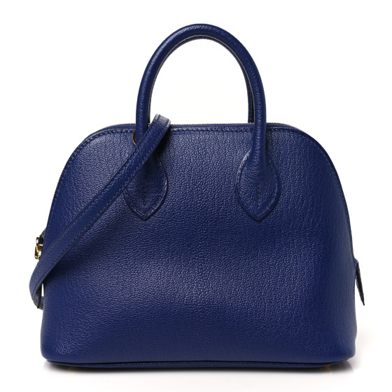 Hermes Chevre Mysore Mini 1923 Bolide Bleu Encre