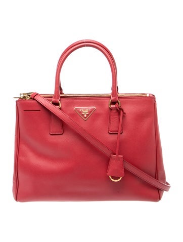 Saffiano Leather Galleria Double Zip Large