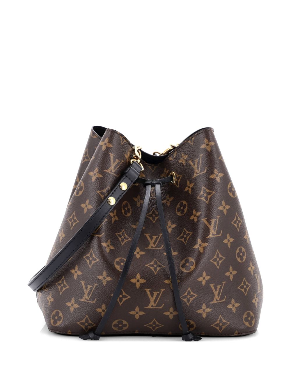 NeoNoe Handbag Monogram Canvas with Leather MM bucket bag