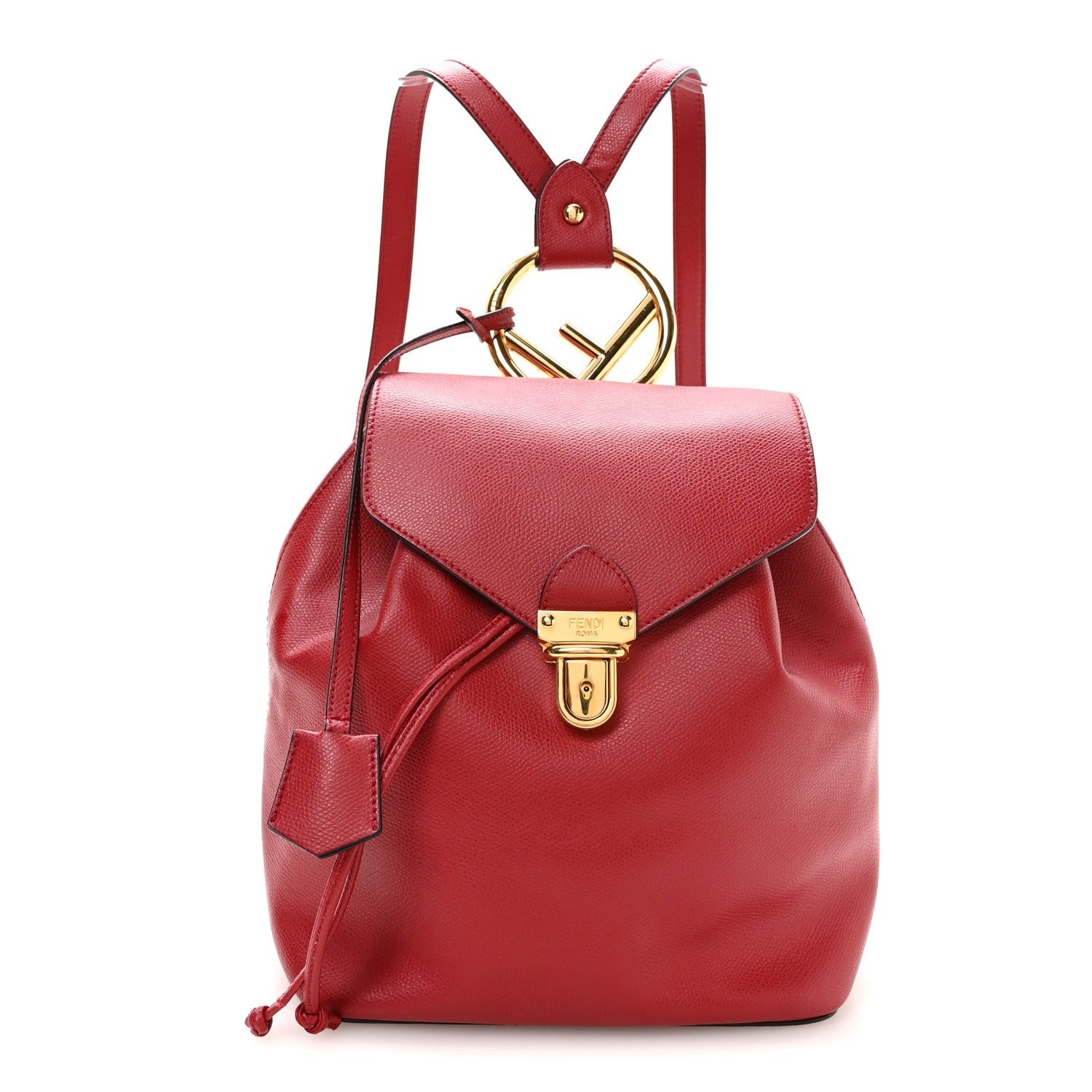 Fendi Vitello Cruise F is Fendi Drawstring Backpack Fragola