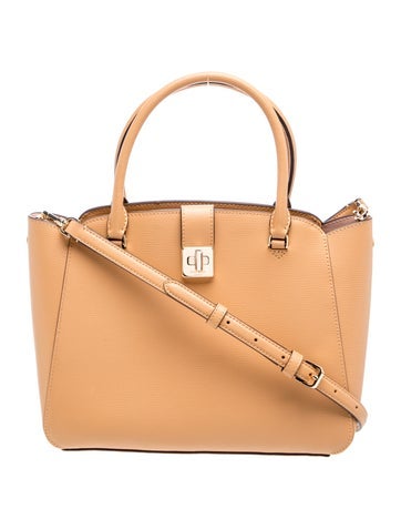 Leather Top Handle Bag