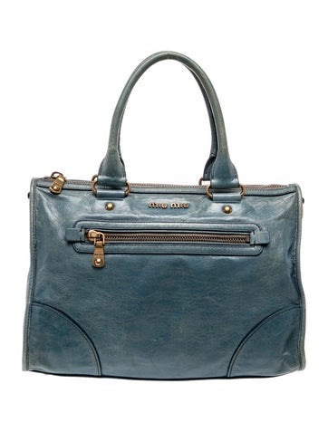 Leather Top Handle Bag