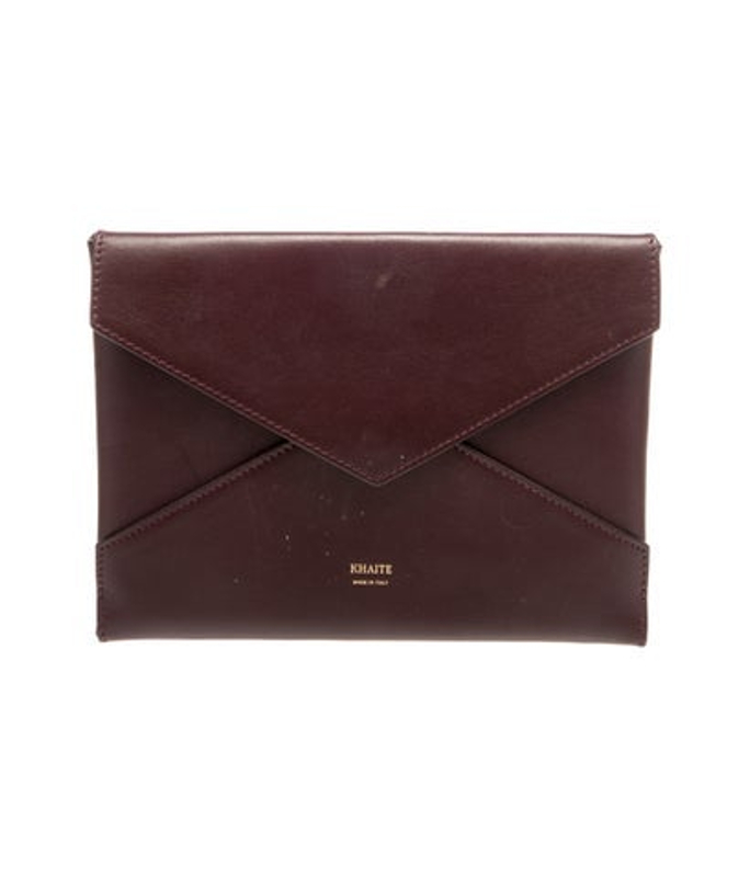Khaite Leather Clutch