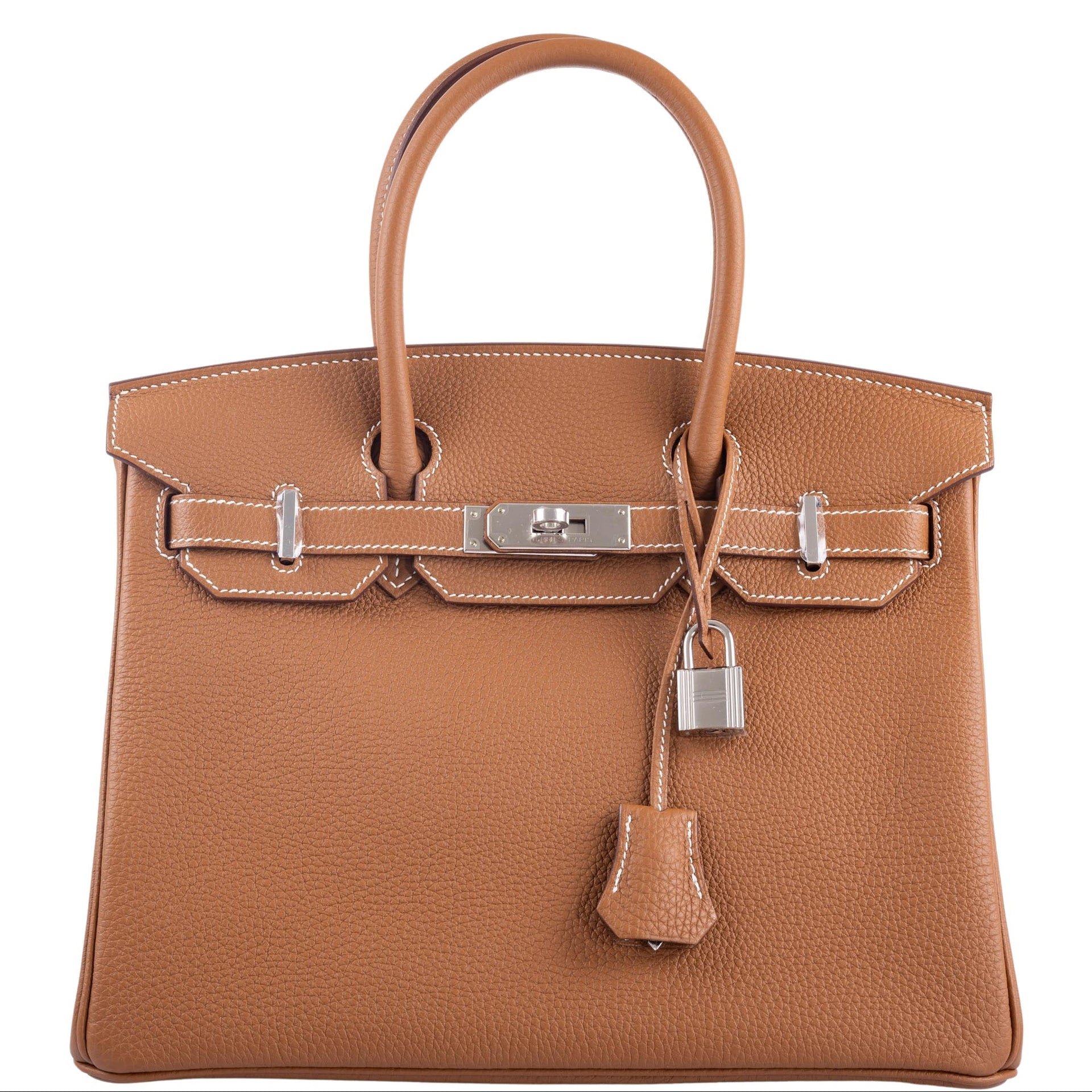 Hermes Hermès Birkin 30 Gold Togo Palladium Hardware