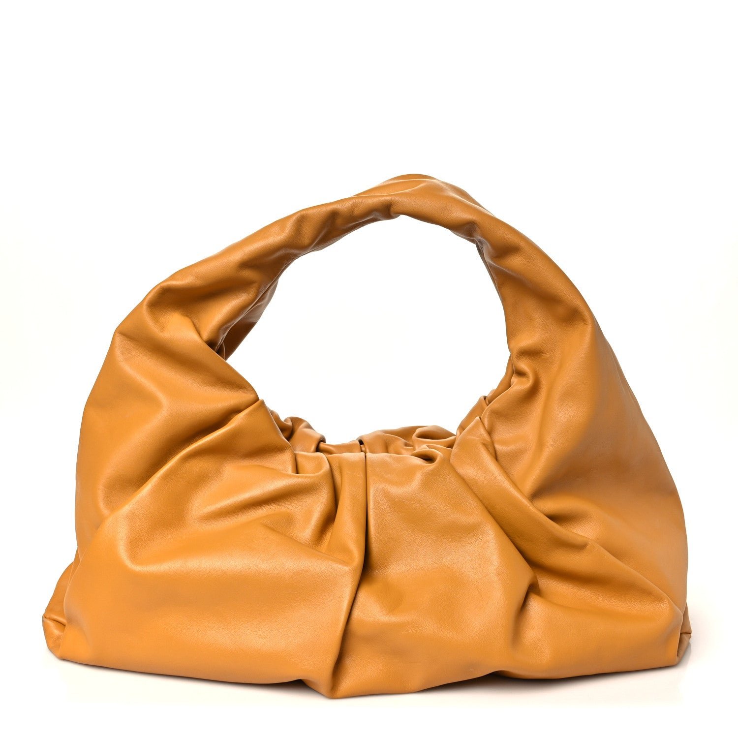 Bottega Veneta Smooth Butter Calfskin Large The Shoulder Pouch Butterscotch