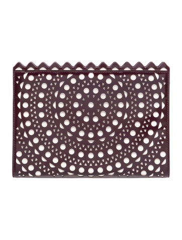 Alaia Leather Clutch