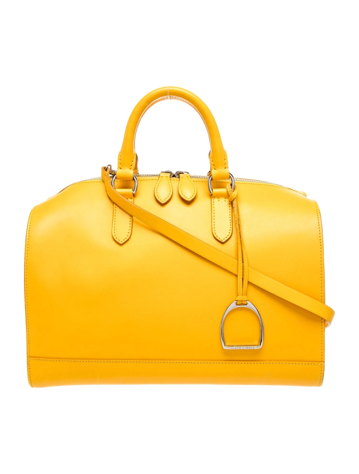 Leather Top Handle Bag