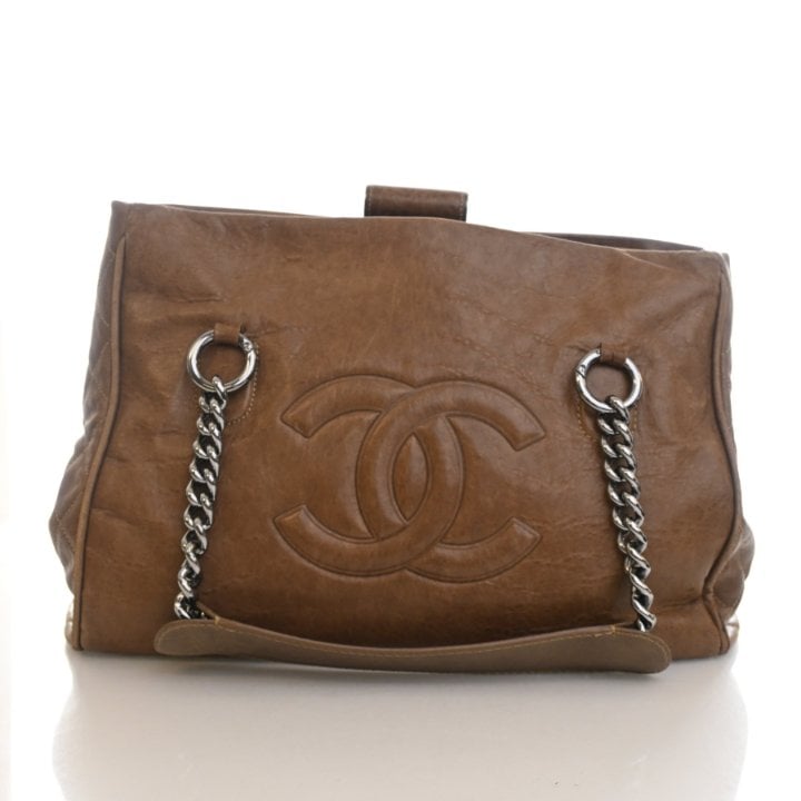 Chanel Vintage Large Aged Calfskin Perfect Day Tote