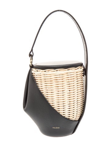 Polene Wicker Wicker Bucket Bag