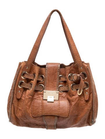 Jimmy Choo Leather Shoulder Bag Vintage