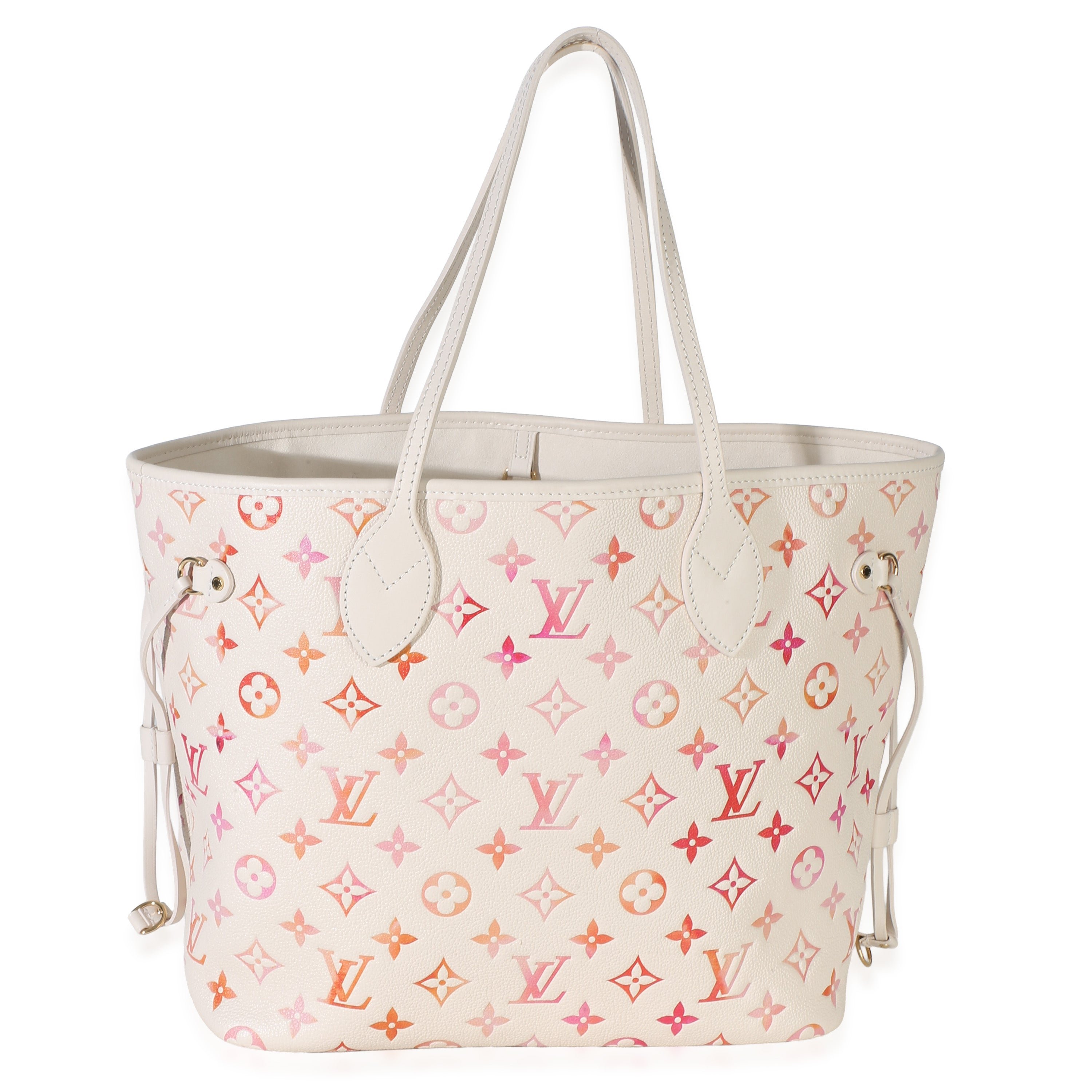White Monogram Empreinte Sunrise Aquarelle Neverfull MM