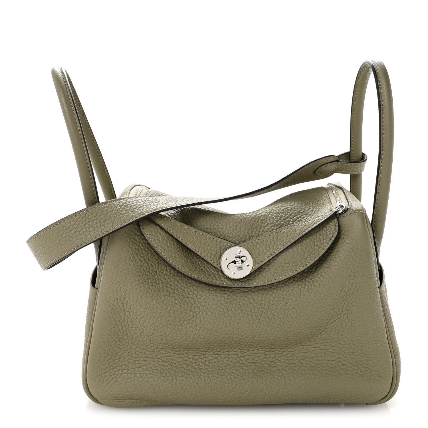 Hermes Taurillon Clemence Lindy 26 Sauge