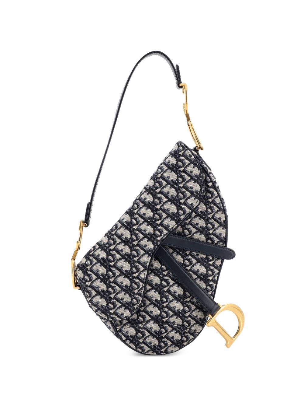 Dior Saddle Handbag Oblique Canvas Medium shoulder bag