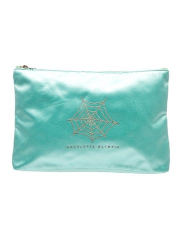 Charlotte Olympia Satin Clutch