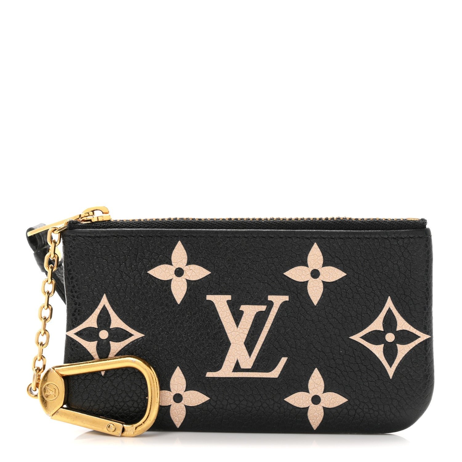 Louis Vuitton Empreinte Monogram Giant Key Pouch Black Beige