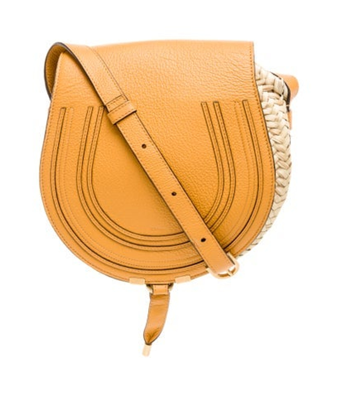 Chloe Straw Marcie Crossbody Medium W Tags