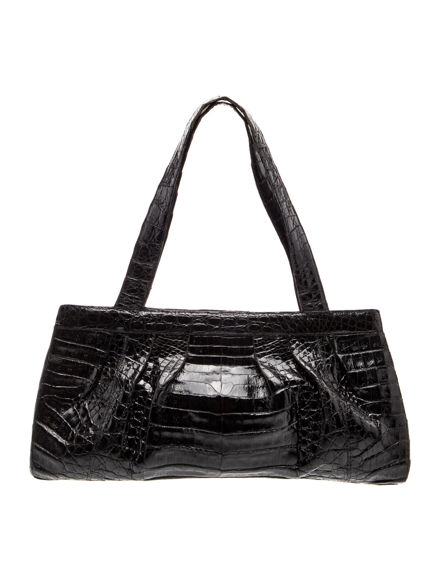 Crocodile Top Handle Bag