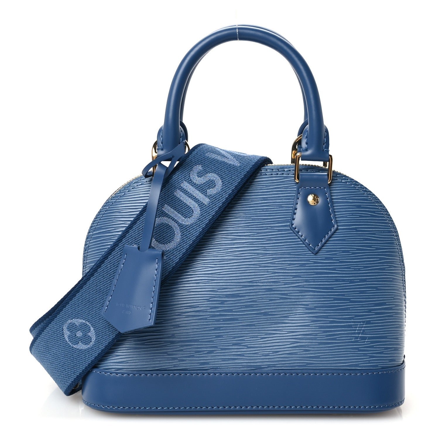 Louis Vuitton Epi Alma BB Denim Blue