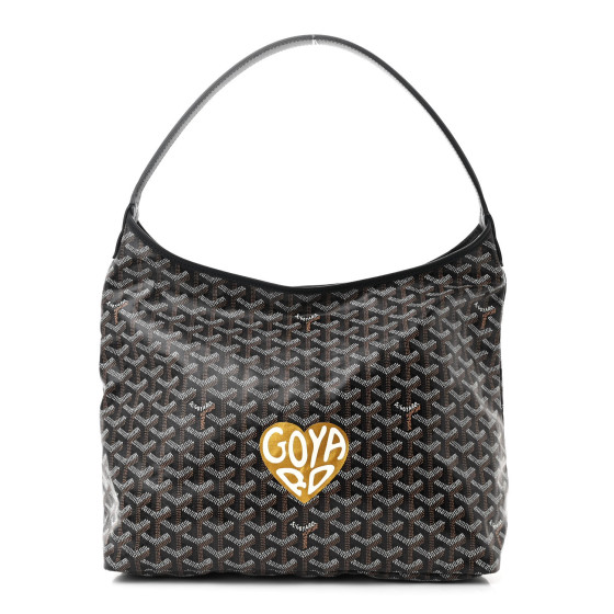 Goyard Goyardine Coeur Boheme Hobo Black