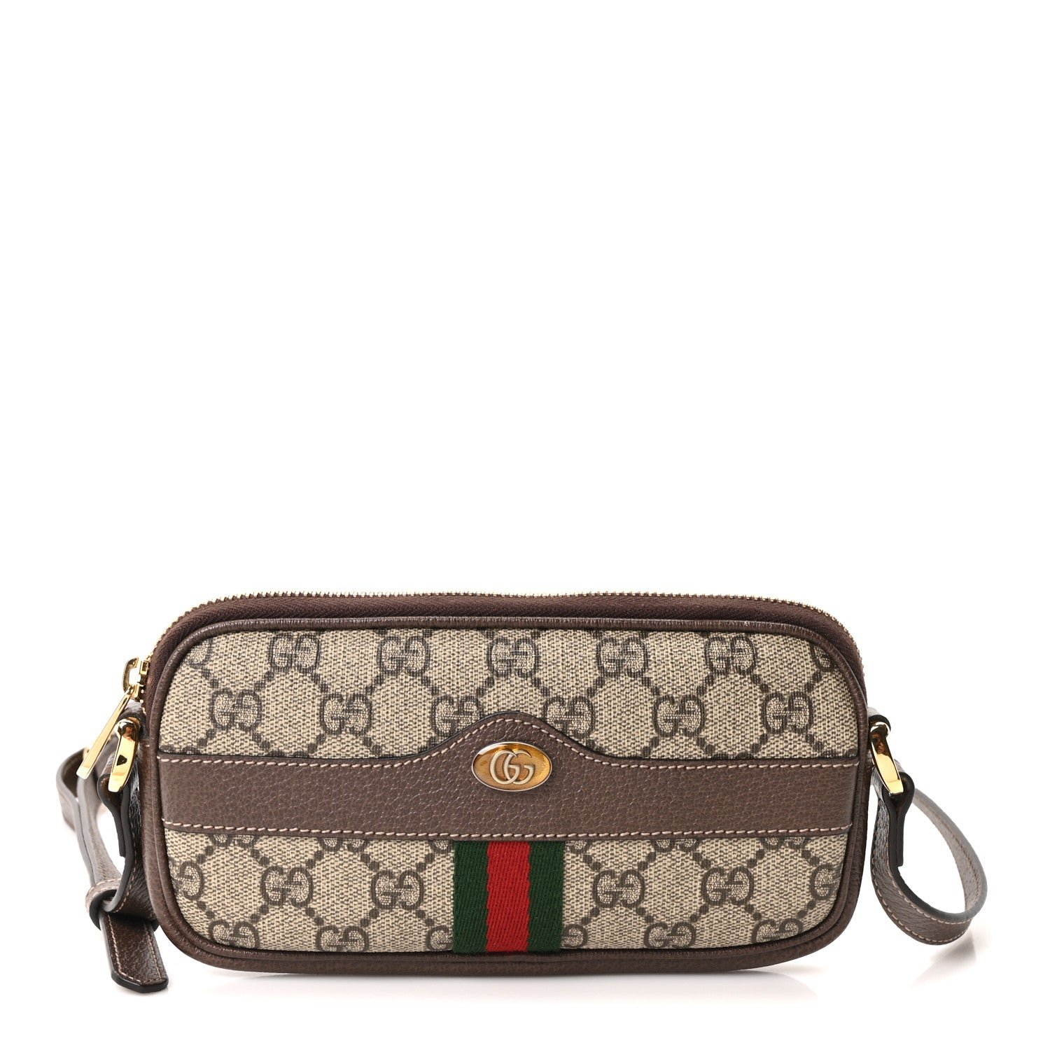 GG Supreme Monogram Web Mini Ophidia GG Bag Brown