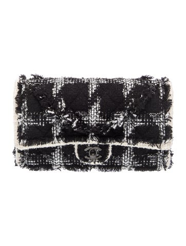 Chanel Classic Medium Tweed Double Flap Bag