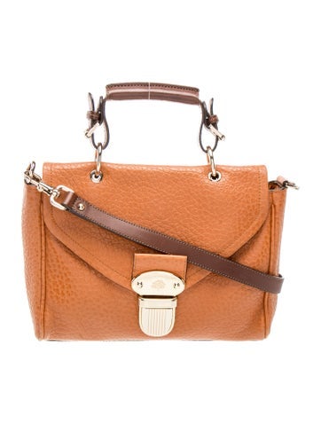 Leather Top Handle Bag