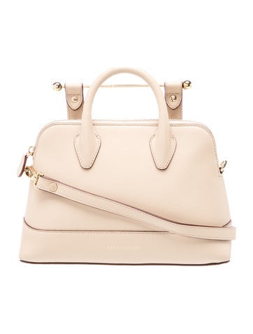 Leather Top Handle Bag