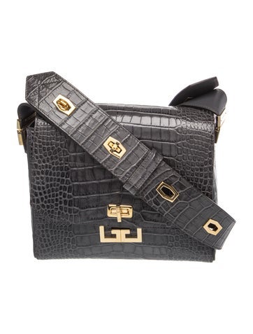 Embossed Leather Shoulder Bag