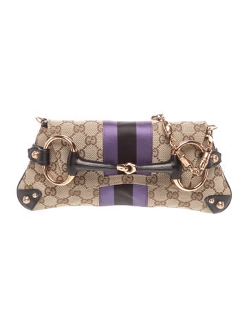 GG Canvas Horsebit Chain