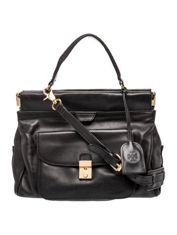 Leather Top Handle Bag