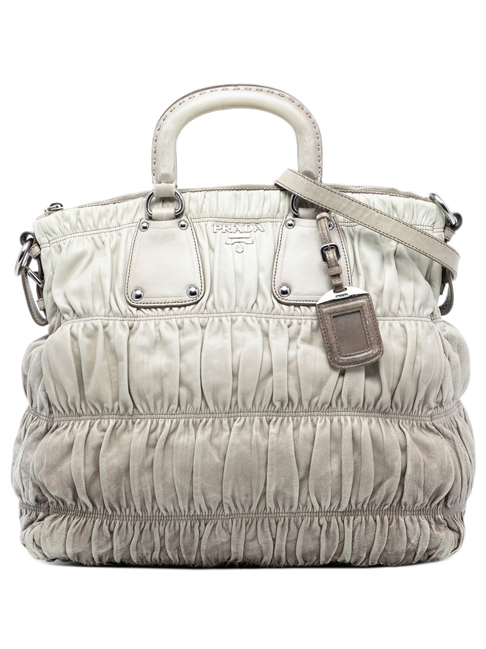 Prada 2000-2013 Nappa Gaufre Ombre satchel