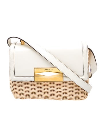 Jimmy Choo Leather Diamond Top Handle