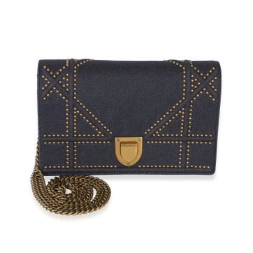 Denim Diorama Wallet On Chain