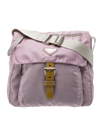 Prada Vela Nylon Messenger Bag