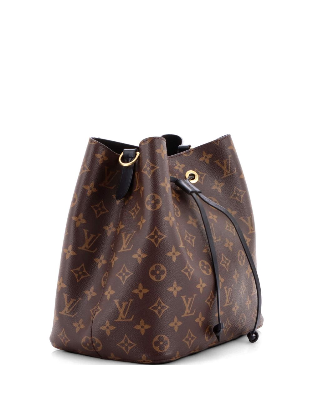NeoNoe Handbag Monogram Canvas with Leather MM bucket bag