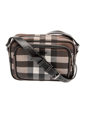 Burberry Smoked Check Messenger Bag