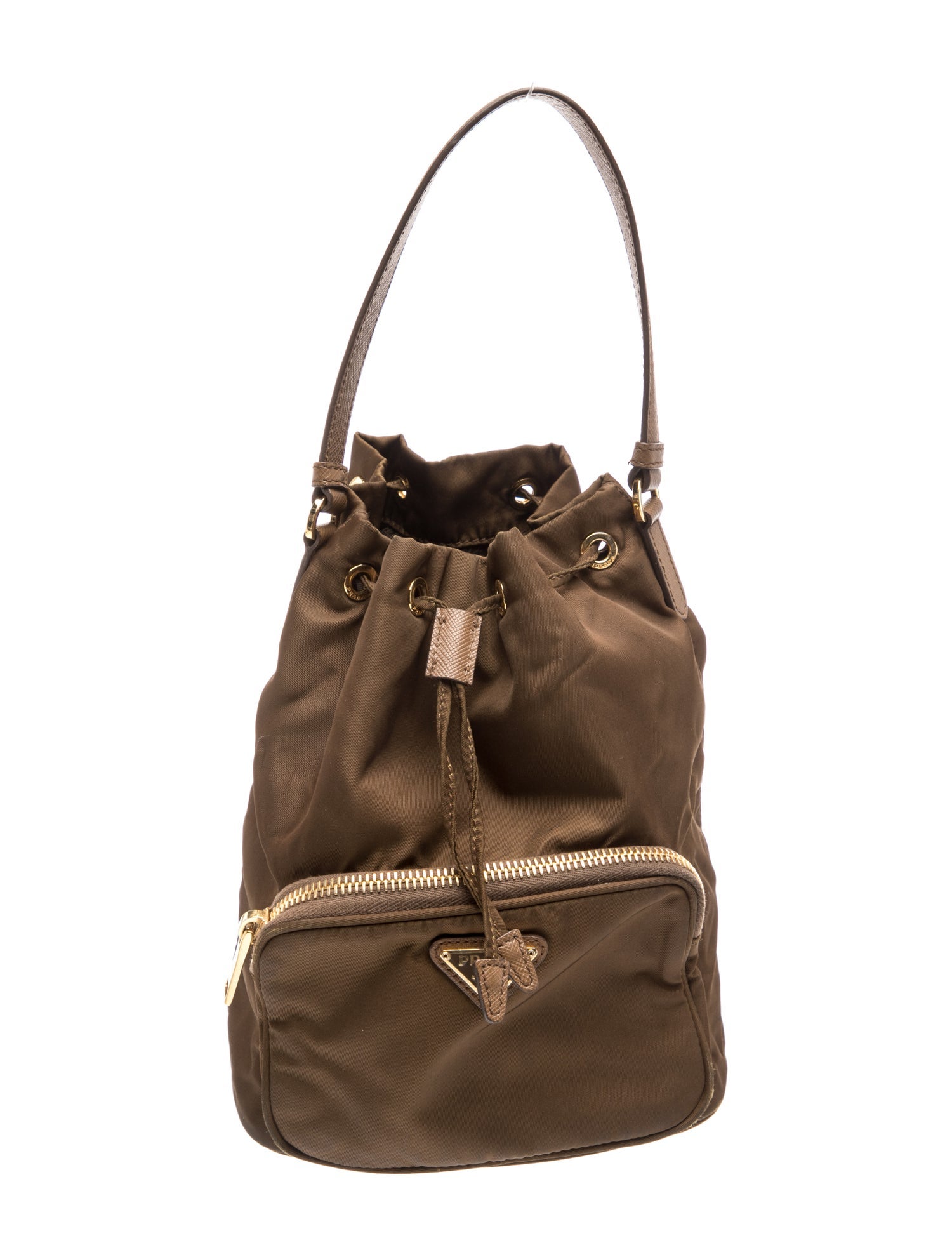 Saffiano Leather Duet Bucket Bag
