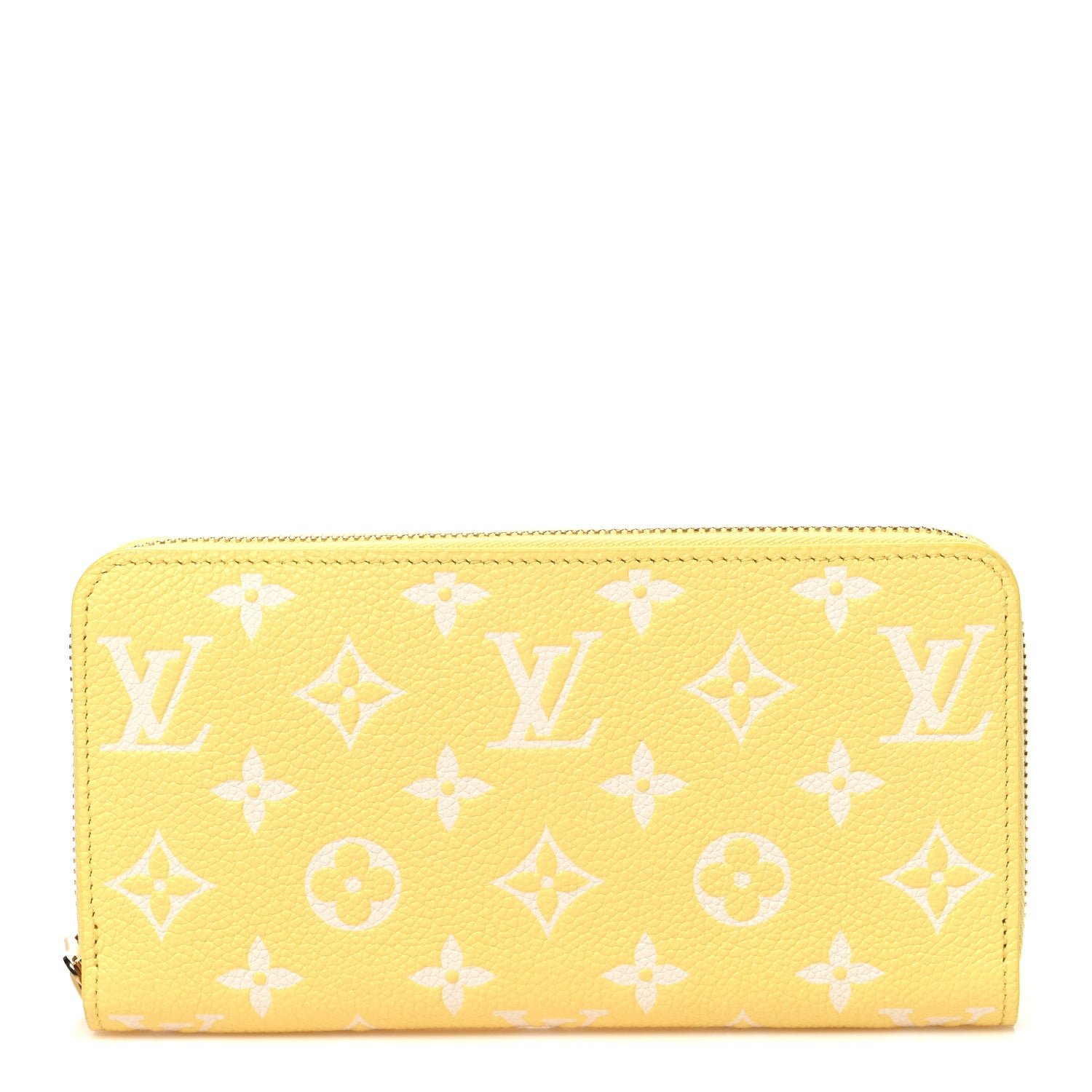 Louis Vuitton Empreinte Monogram Zippy Wallet Lemon Curd Yellow