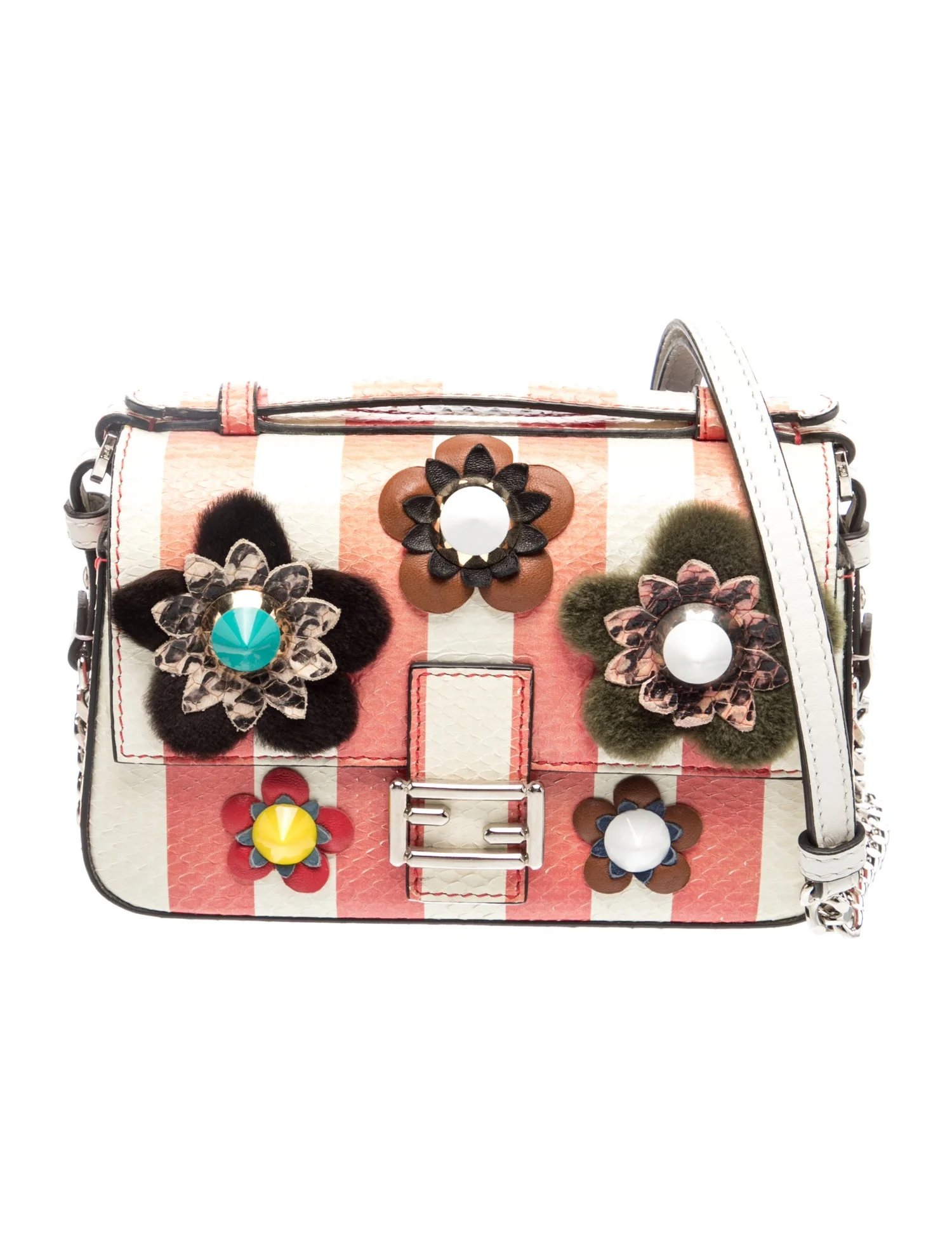 Rainbow Studs Double Baguette Micro