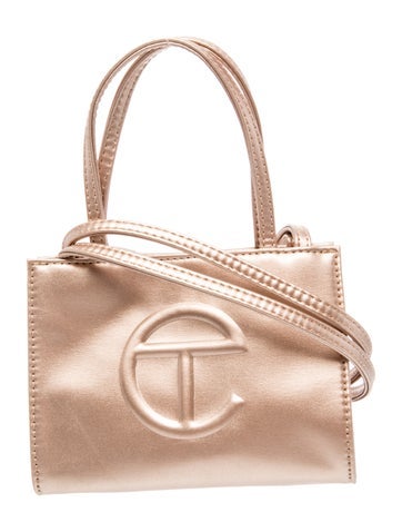 Telfar Leather Top Handle Bag