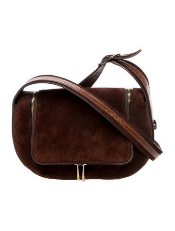 Suede Crossbody Bag