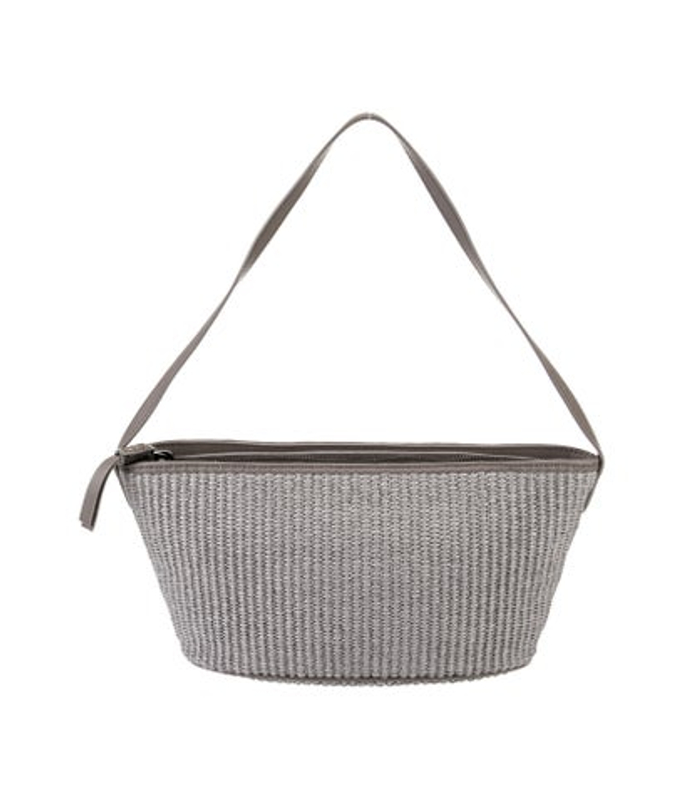 Brunello Cucinelli Cucinelli Raffia Shoulder Bag