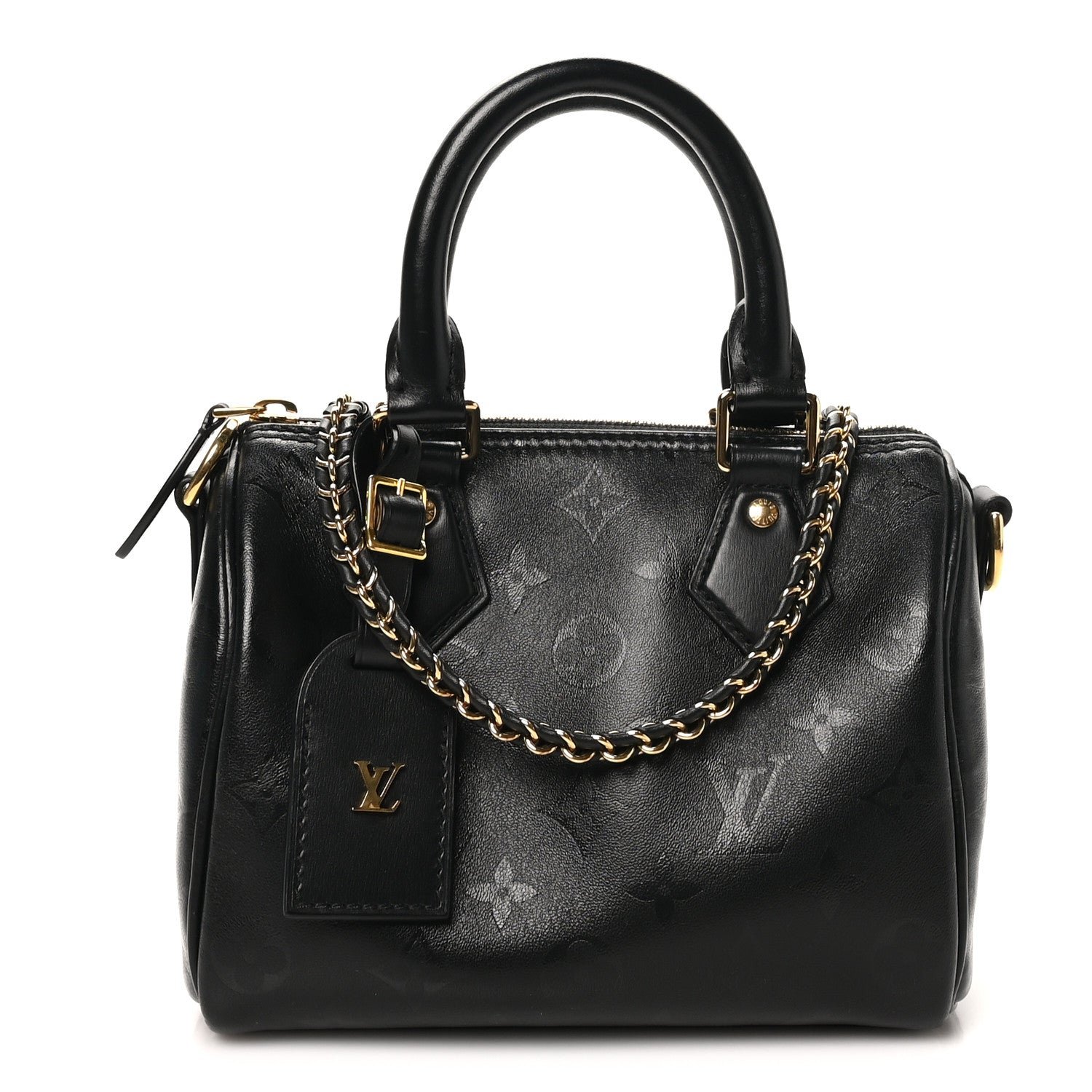 Louis Vuitton Monogram Ink Speedy BB Black