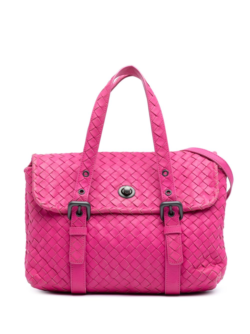 2012-2025 Nappa Intrecciato Flap satchel