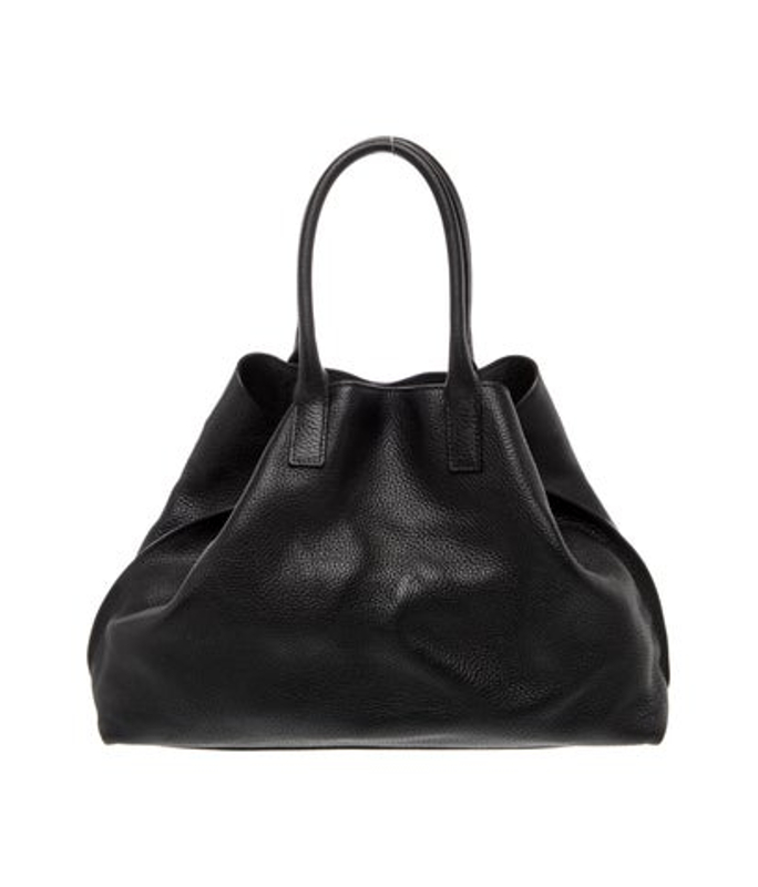 Akris Leather Top Handle Bag