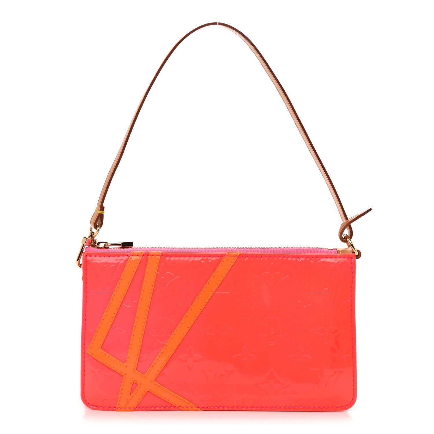 Louis Vuitton Vernis Fluo Lexington Pochette Pink